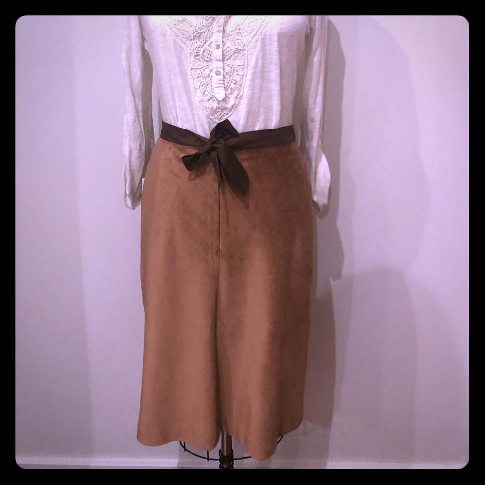 Banana Republic Velvet Skirt - Picture 2 of 3
